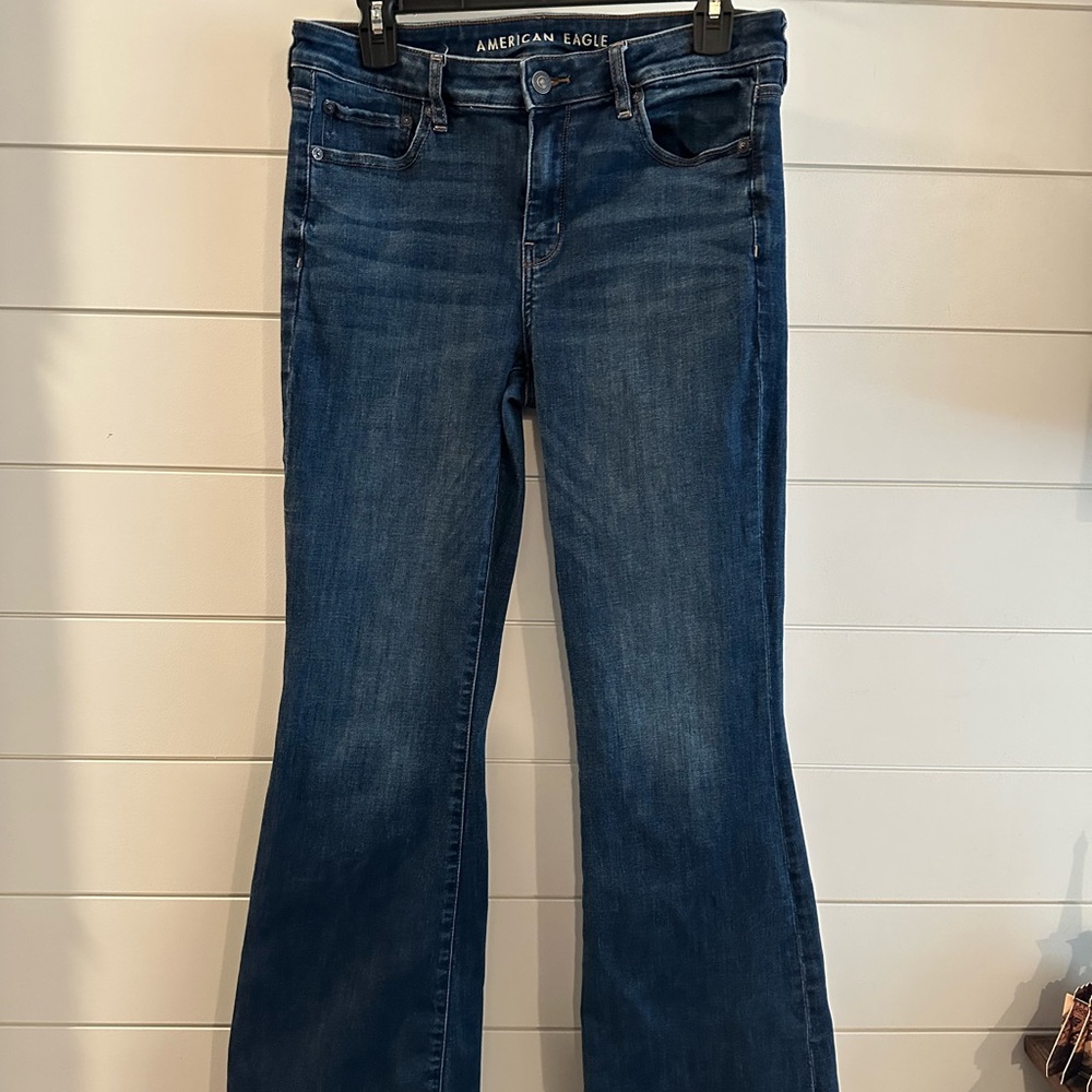 American Eagle Boot Cut Jeans, Sz 8 Long